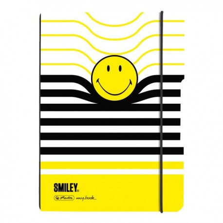 Notatnik my.book Flex uśmiechnięty SmileyWorld B&Y Herlitz A5 40 50016037