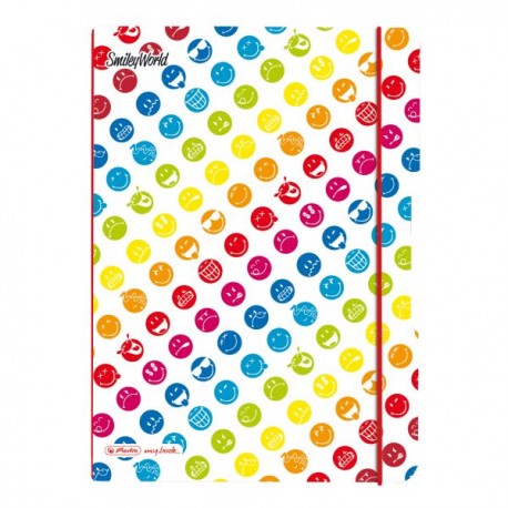 Notatnik my.book Flex uśmiechnięty Smiley World Rainbow Herlitz - A4 - 2 x 40 kartek