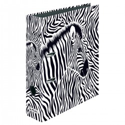 Segregator Herlitz maX.file Animal Zebra - A4 - grzbiet 8 cm