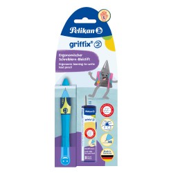 Ołówek griffix Pelikan dla leworęcznych neon blue Bl