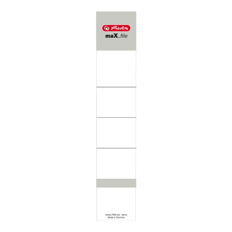 Etykieta grzbietowa Herlitz - 5 cm - biała SP