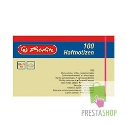 Kartki samoprzylepne Herlitz - 100 kartek - 125 x75 mm