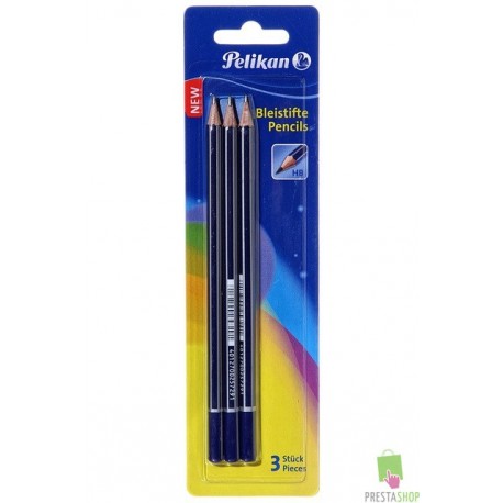 Ołówek drewniany Pelikan - HB - 3 sztuki