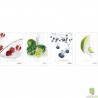 Notatnik szkolny Fresh Fruit Herlitz - A4 - 50 kartek - kratka