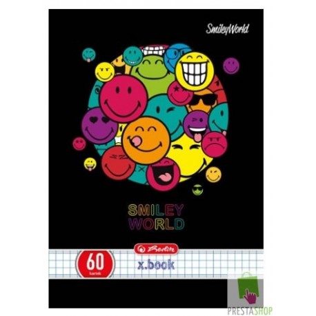 1 Zeszyt Smiley Herlitz - A5 - 60 kartek - kratka