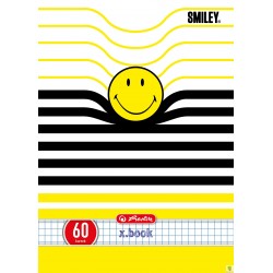 Zeszyt uśmiechnięty Smiley Herlitz - A5 - 60 kartek - kratka